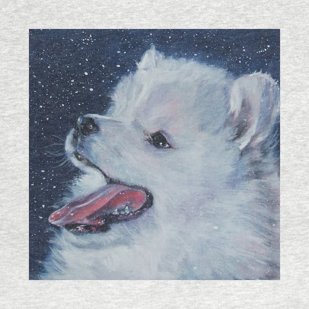 samoyed Fine Art Painting by LASHEPARD